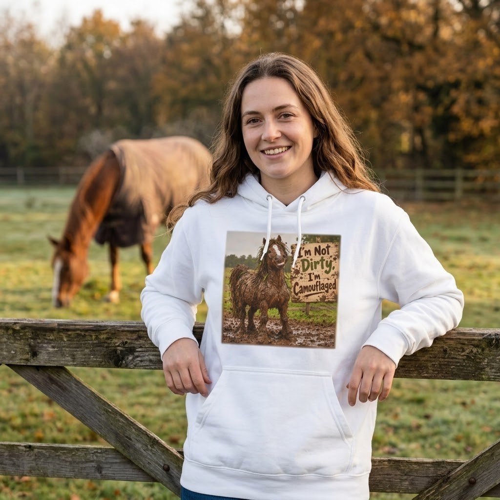 Funny Muddy Horse Hoodie
