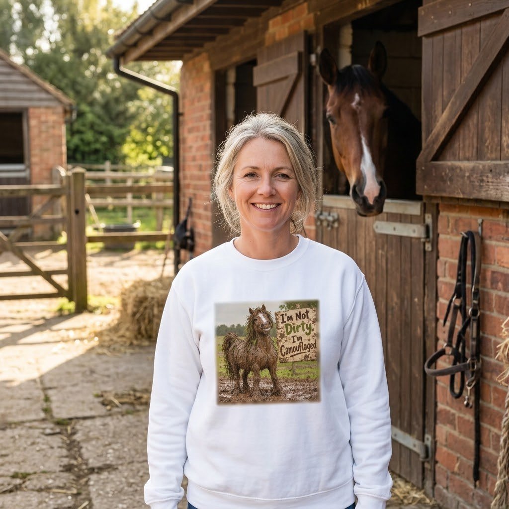 Funny Muddy Horse Sweatshirt