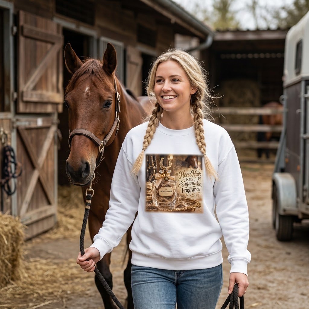 Horse Hair Is My Signature Fragrance Sweatshirt
