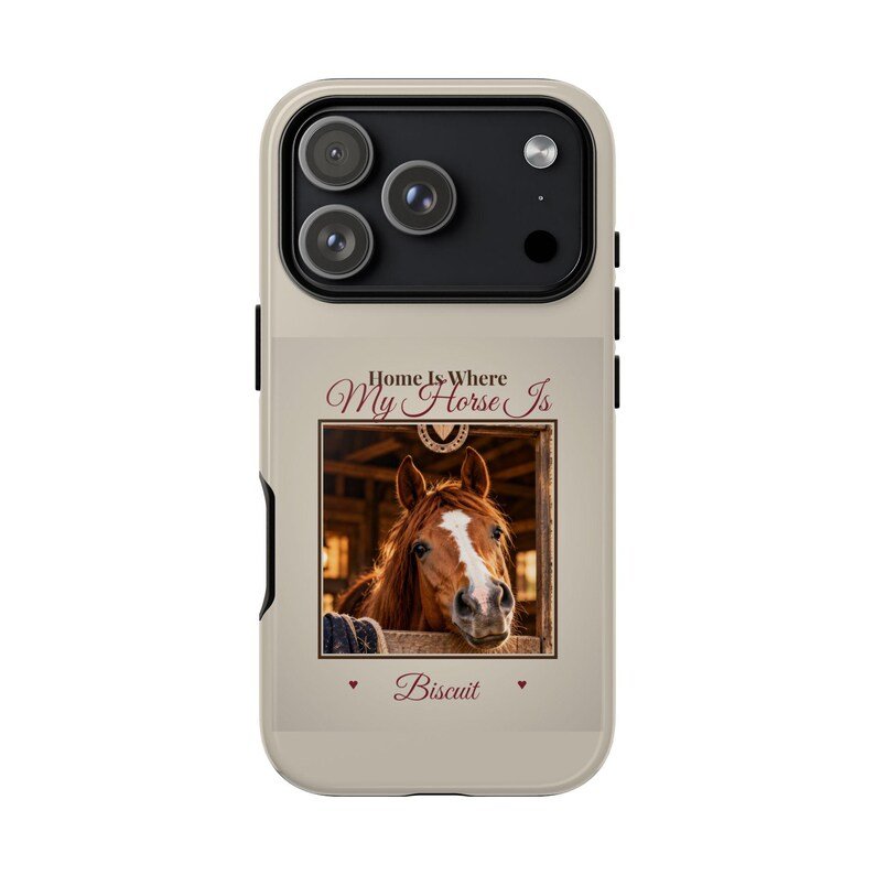 Personalised Horse Photo Phone Case – Home Is Where My Horse Is