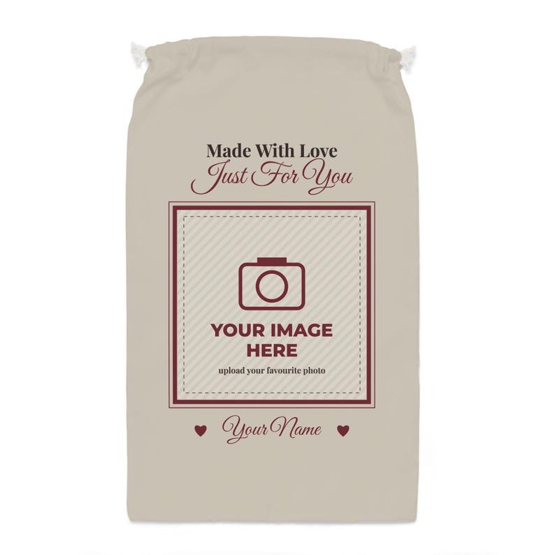Personalised Photo Santa Sack – Your Image Here