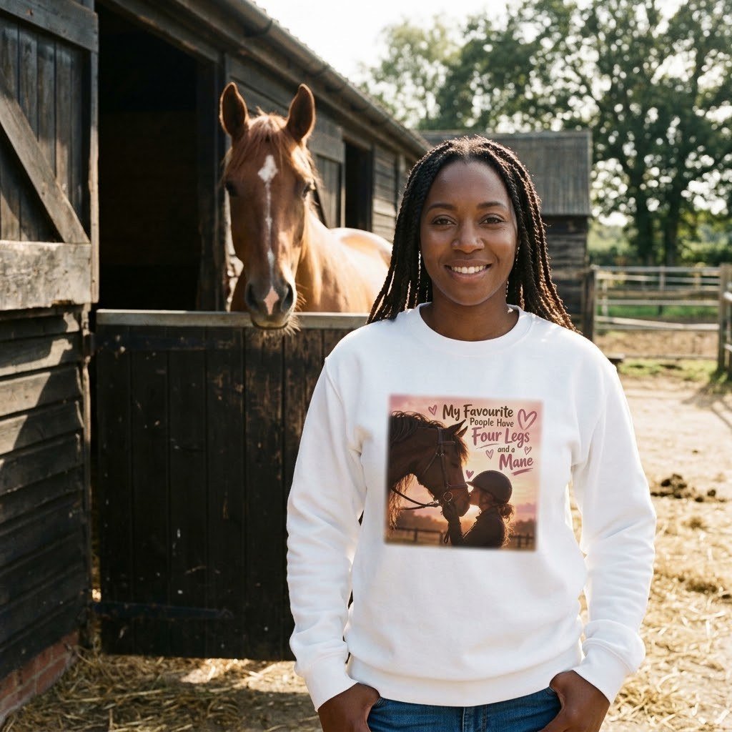 My Favourite People Have Four Legs and a Mane Sweatshirt
