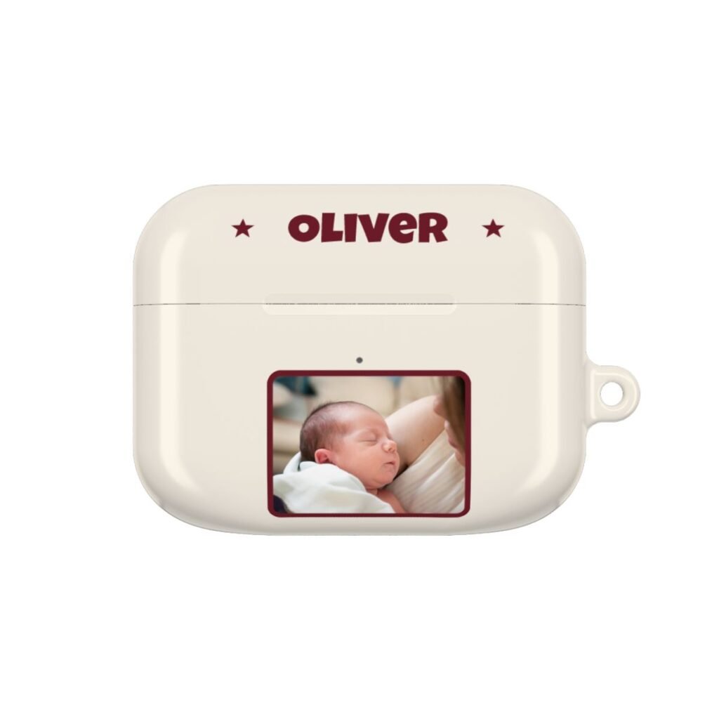 Personalised Baby Photo AirPods Case – Your Baby's Photo & Name