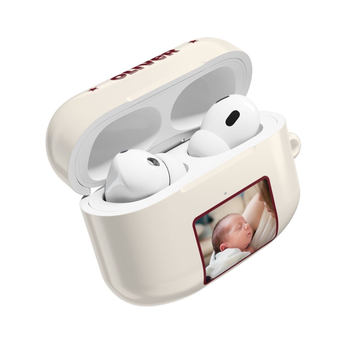 Personalised Baby Photo AirPods Case – Your Baby's Photo & Name - Image 3