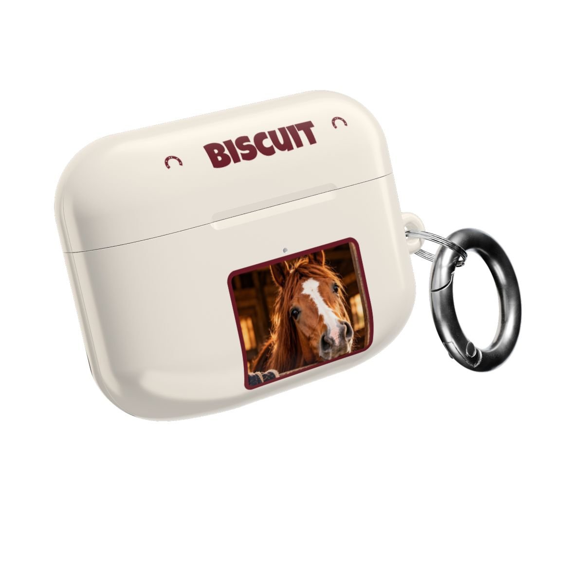 Personalised Horse Photo AirPods Case – Your Horse's Photo & Name - Image 2
