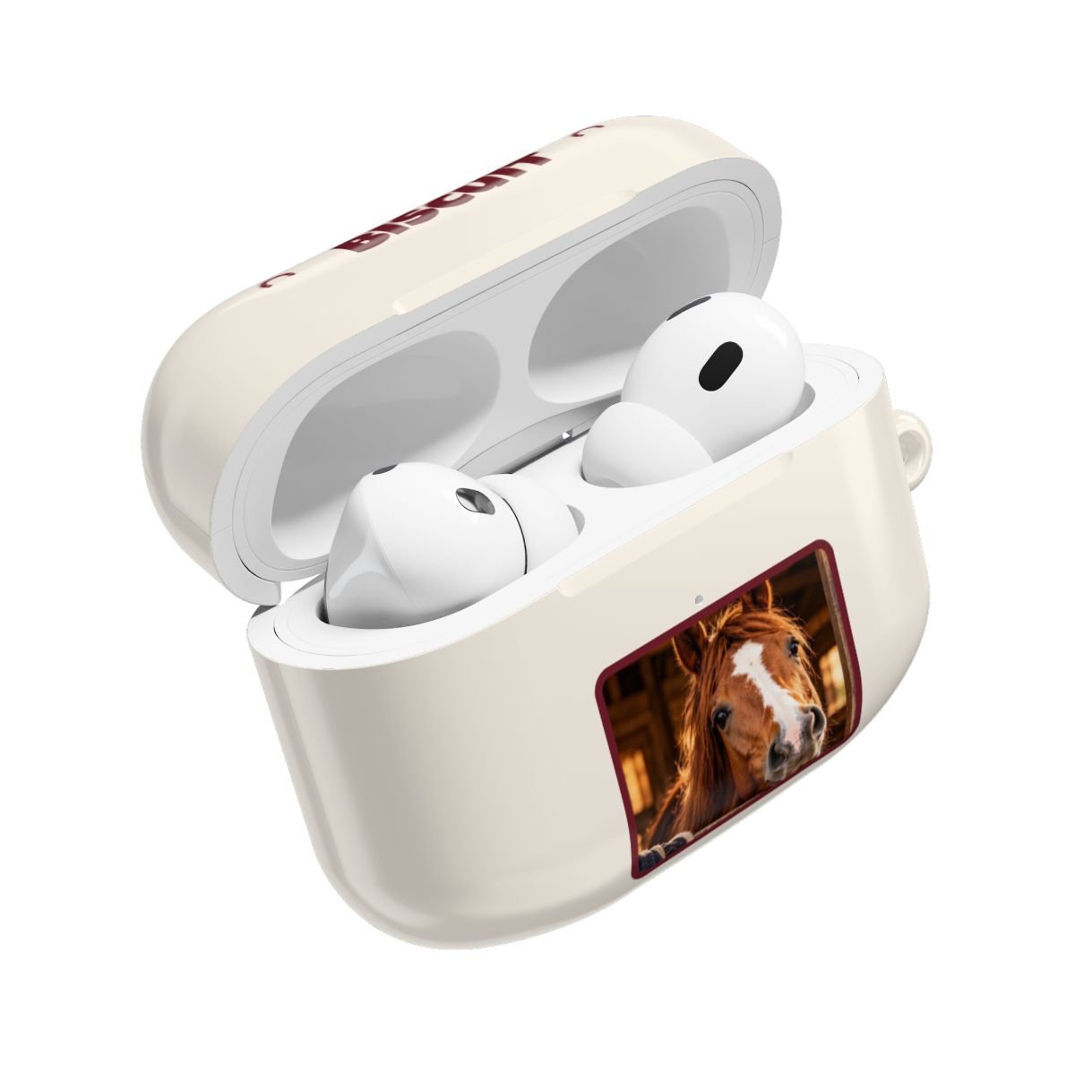 Personalised Horse Photo AirPods Case – Your Horse's Photo & Name - Image 3