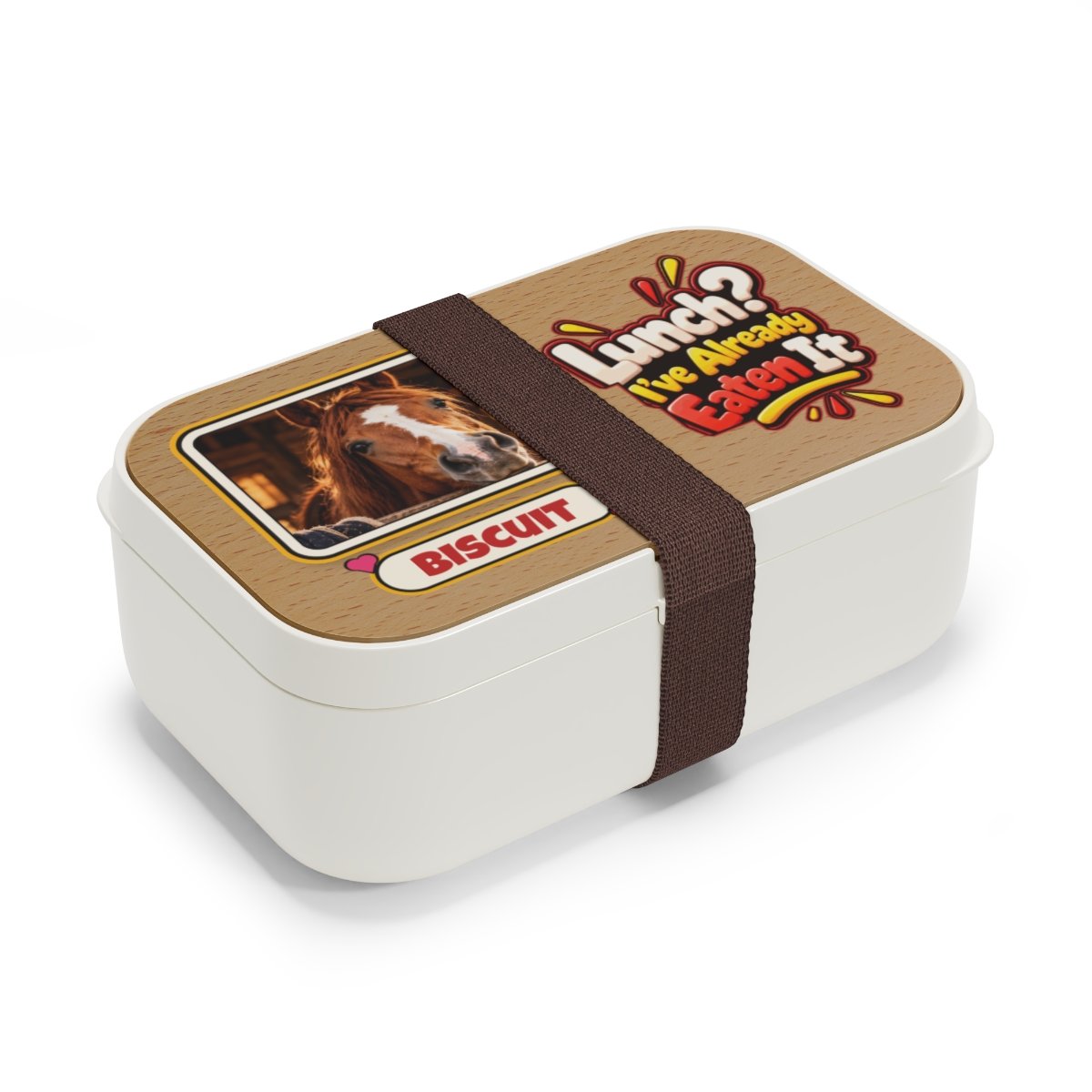 Personalised horse photo bento lunch box