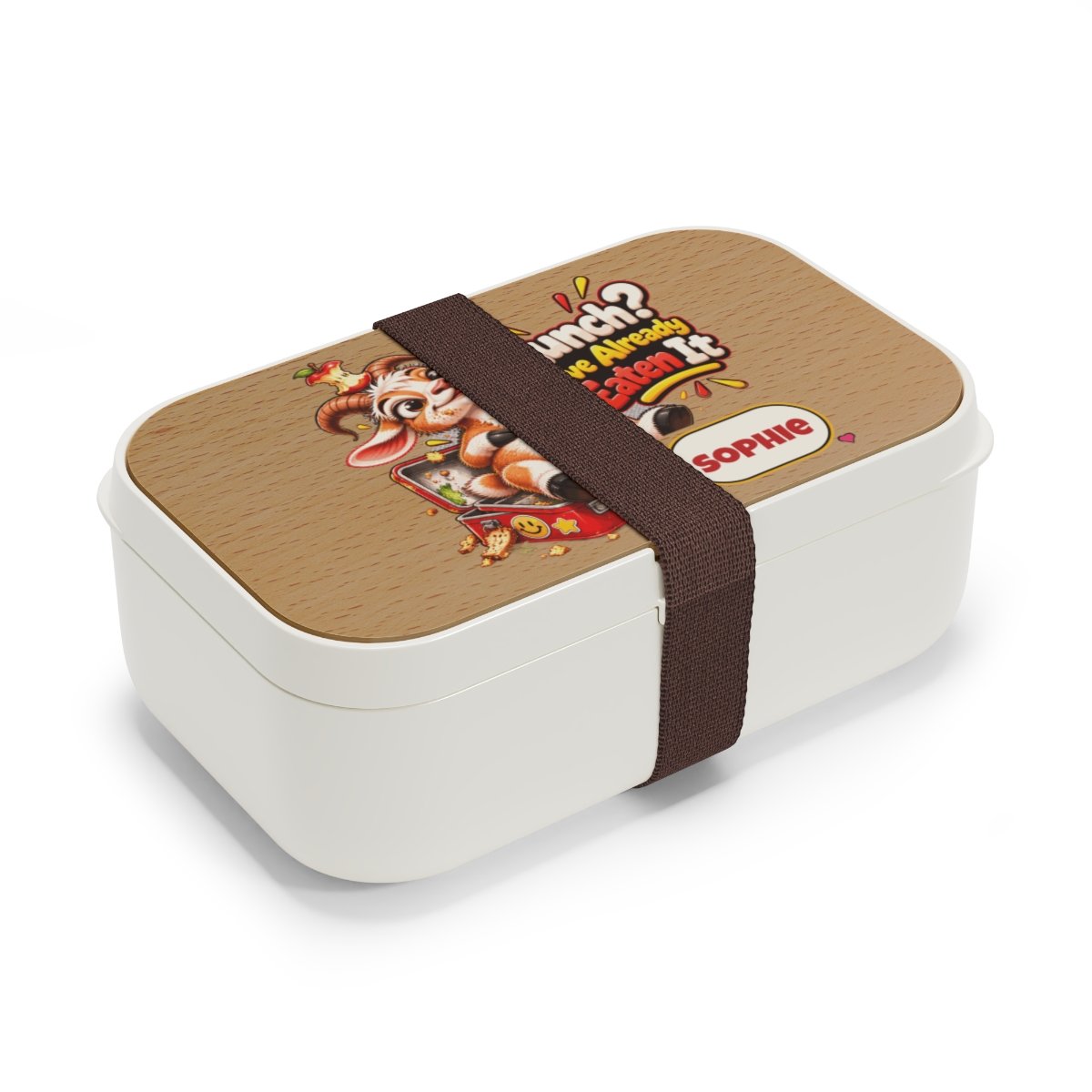 Personalised Bento Lunch Box – Lunch? I've Already Eaten It, Custom Name - Image 2