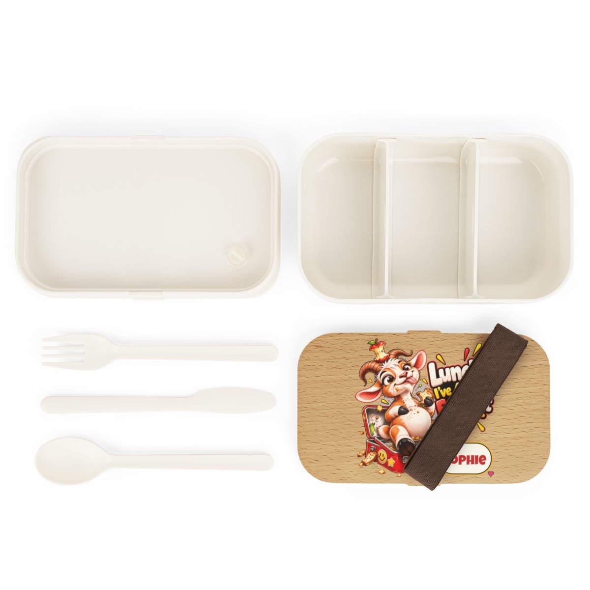 Personalised Bento Lunch Box – Lunch? I've Already Eaten It, Custom Name - Image 4