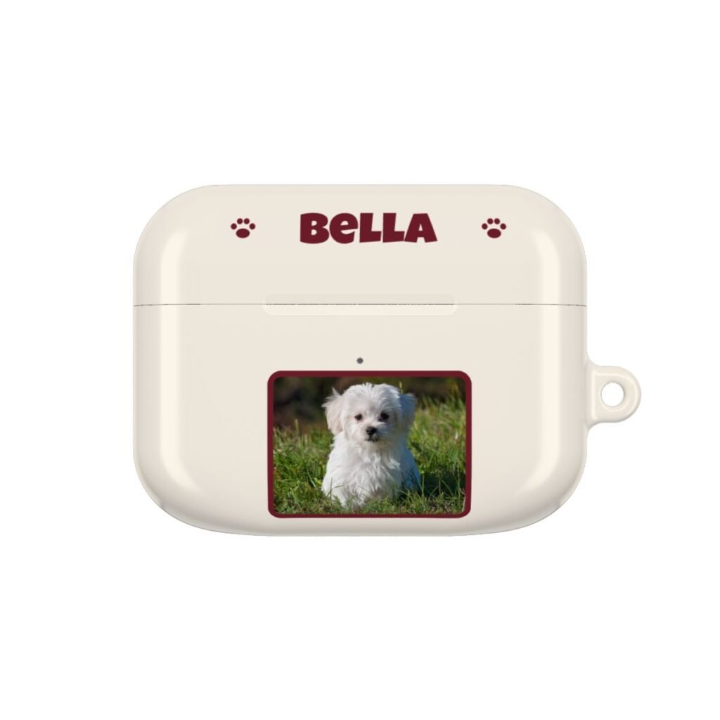 Personalised Pet Photo AirPods Case – Your Pet's Photo & Name