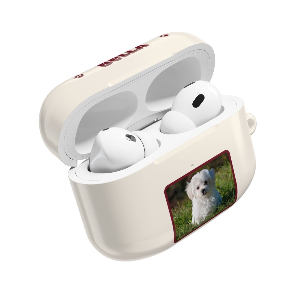 Personalised Pet Photo AirPods Case – Your Pet's Photo & Name - Image 3